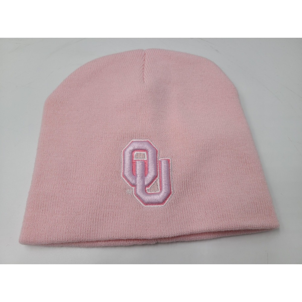 Women University of Oklahoma Sooners Beanie Winter Knit Hat Stocking Cap NCAA